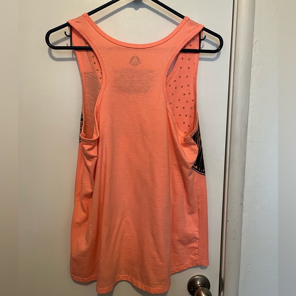 Minnie Mouse coral racerback tank top - Picture 2 of 4